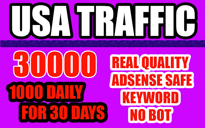 do real target web traffic from USA, canada, europe