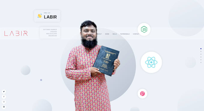 Build a responsive website using reactjs by Labir123 | Fiverr