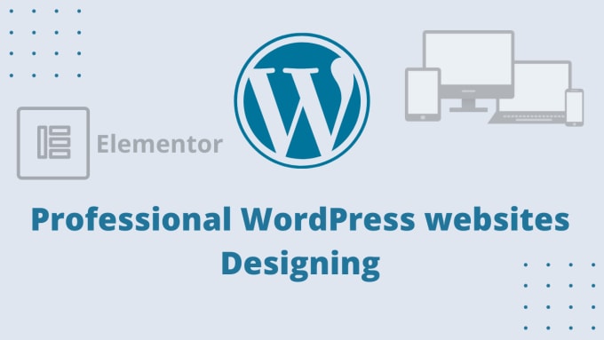 WordPress websites design (Starting at $50)