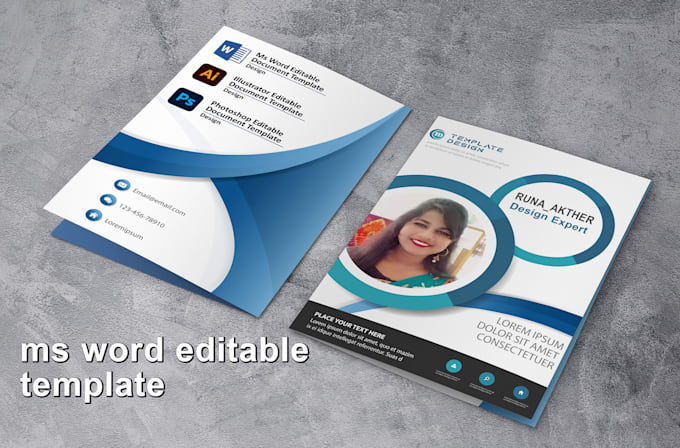 Free Editable Word Create ms word editable template for your business quickly by Runa ...