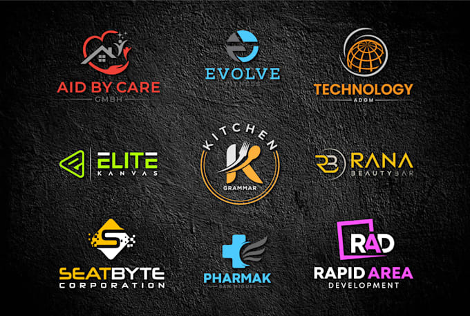 design premium digital marketing and website logo