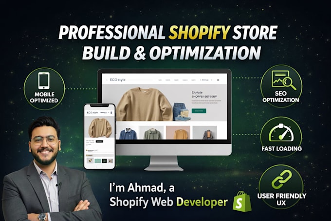 design or optimize a high converting shopify store with SEO and setup