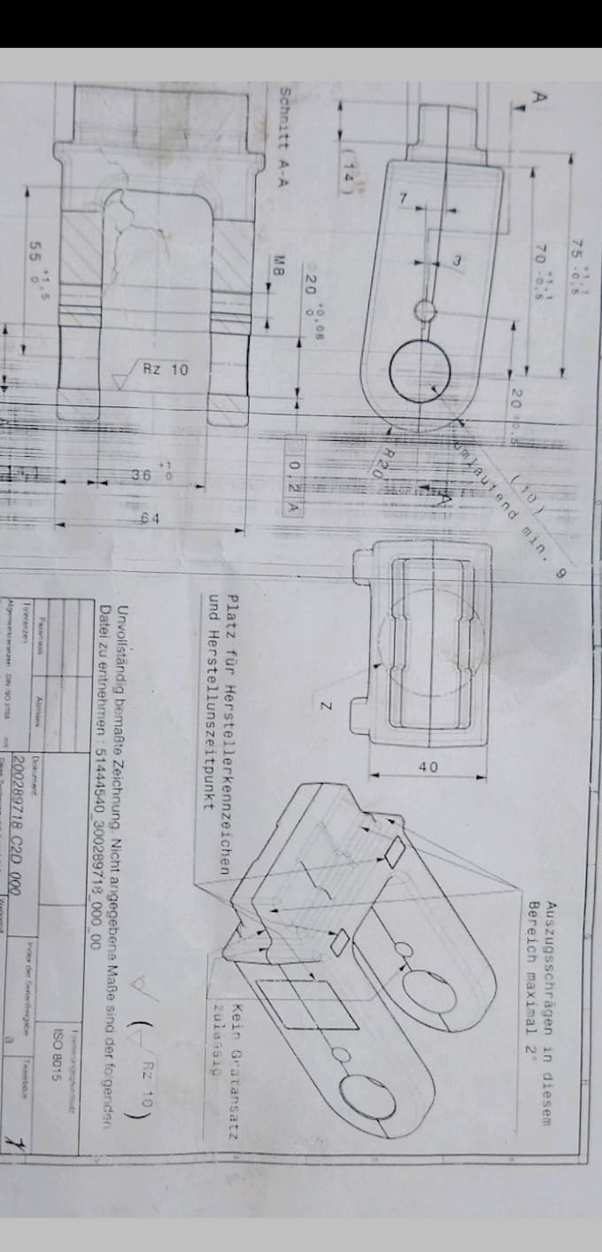 Do mechanical 2d designing and 3d modelling by Vikushautocad | Fiverr