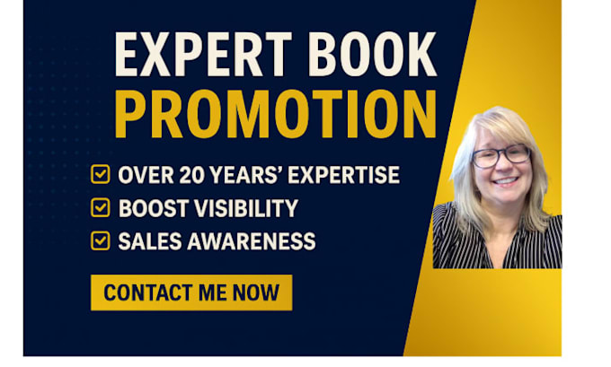 do a professional high visibility book promotion designed to boost book sales