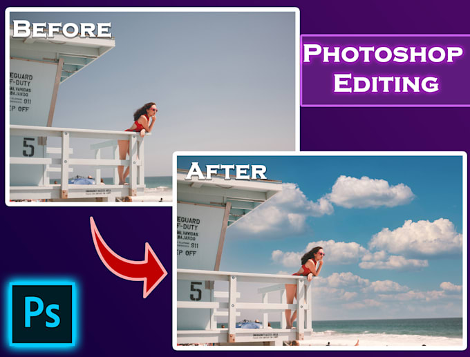 do supercool photoshop editing by replacing sky in your image