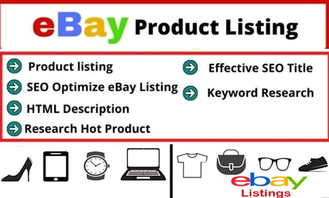 do ebay listing, ebay product listing, ebay lister, ebay SEO