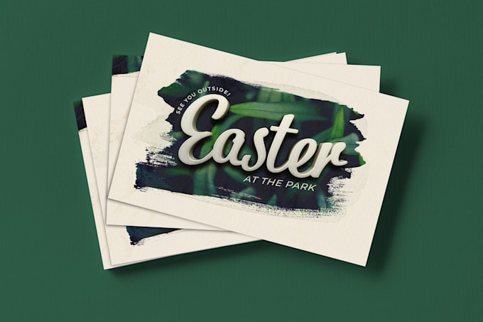 design church invitation cards, postcards