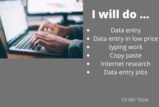 do perfect data entry fast job in low price