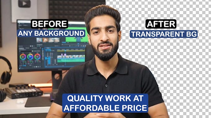 remove background from any video , green screen and rotoscoping