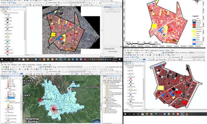 do your gis mapping digitizing, georeferencing, parcel editing, spatial analysis