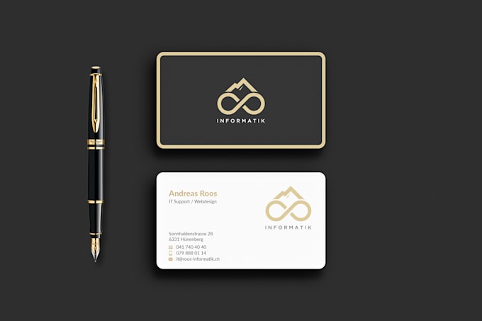 do professional and luxury business card design