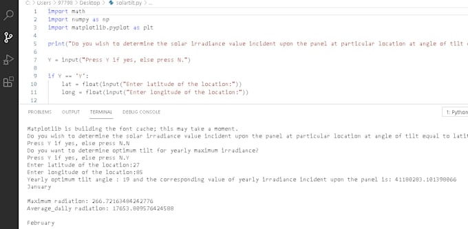 Do python programming for mechanical system design by Sulavparajul857 ...