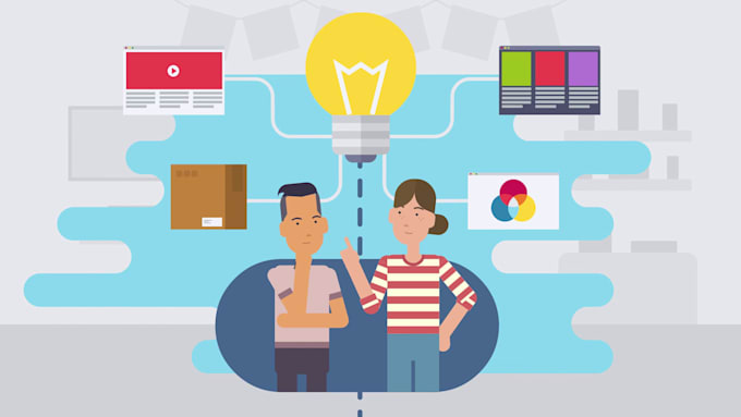 create top notch 2d animated explainer videos with voiceover