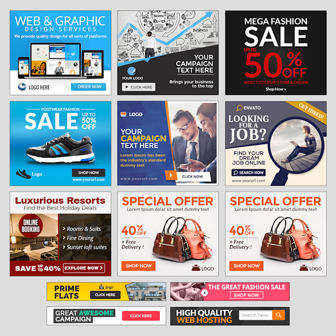 design cover website and social media