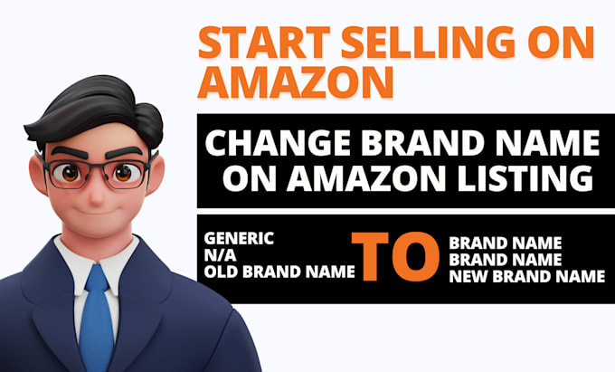 change generic name or your existing brand name on the amazon listing
