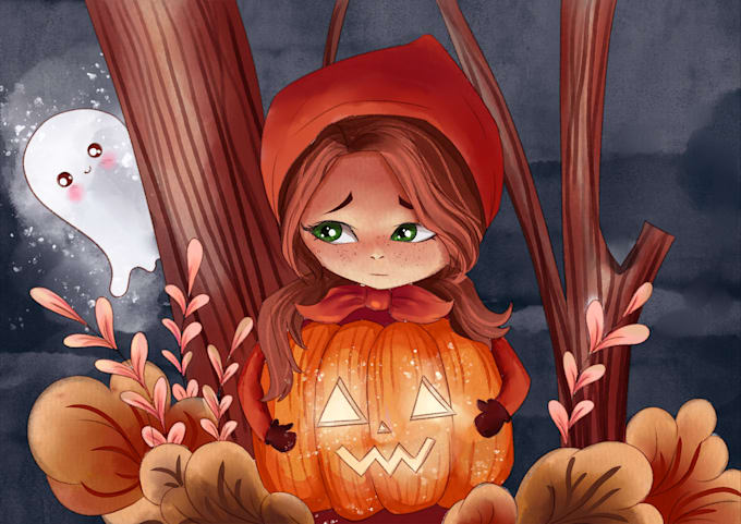 create beautiful children book illustration