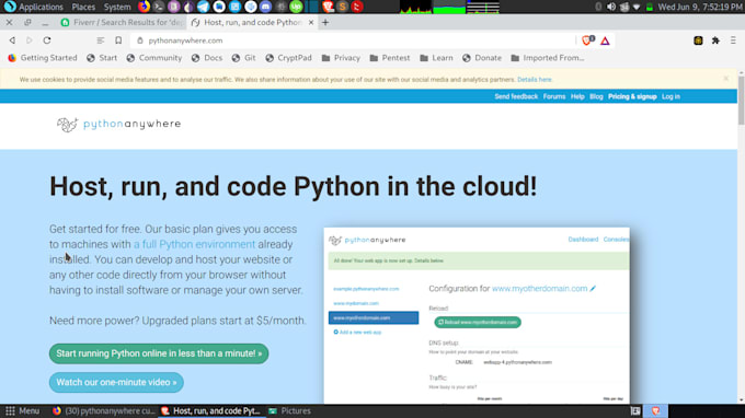 Deploy your flask,django website on pythonanywhere,windows server
