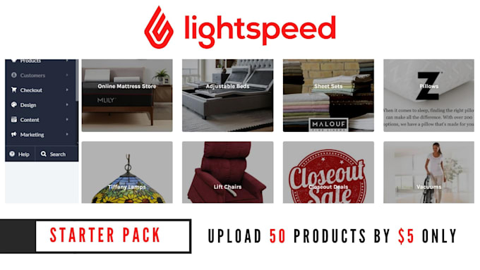 listing and editing products for lightspeed pos