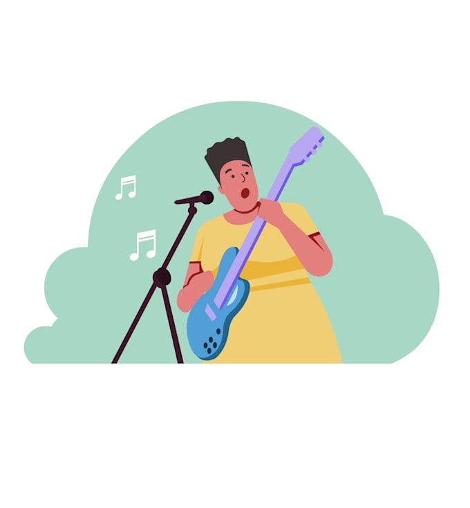 create flat vector illustration for your web and app