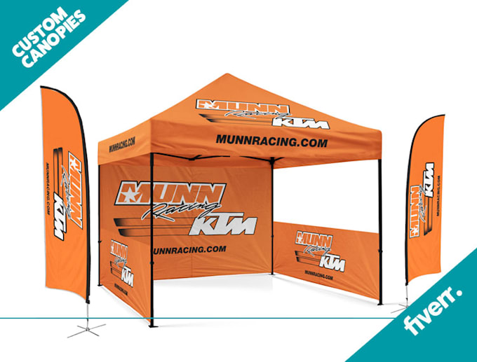 create pop up tent mockups and all accessories