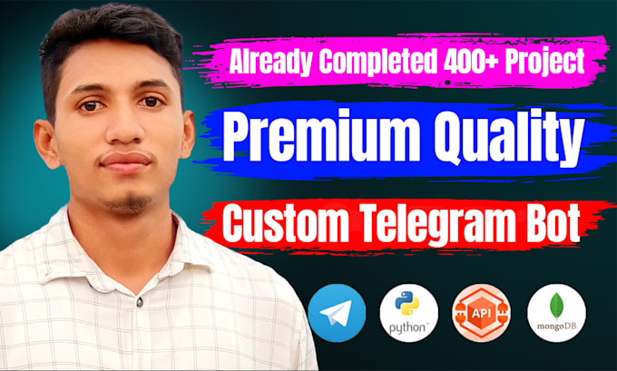 build premium quality custom telegram bot