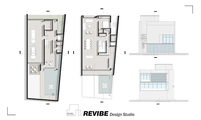 draft permit ready architectural plans and bim floor plans in revit