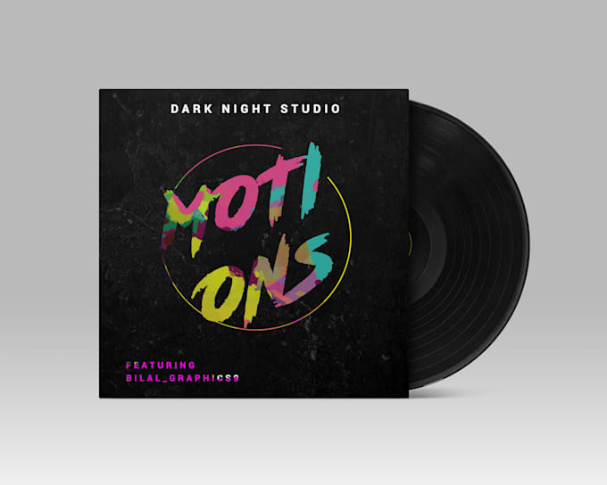 design an album cover art, mixtape