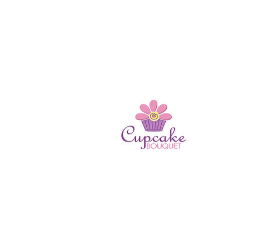 design cupcake bouquet logo