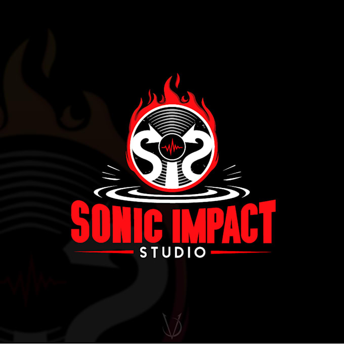 do modern music studio, dj and entertainment logo design