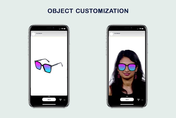 produce realistic and customized ar filter for ig and fb