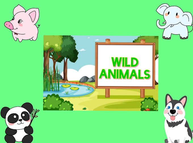 make creative, interesting video about safari animal