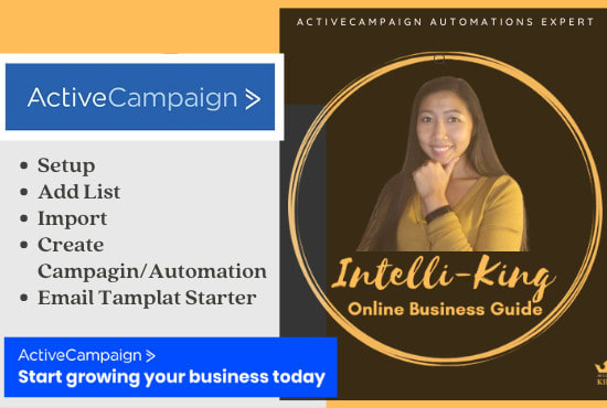 setup, create email automation with activecampaign