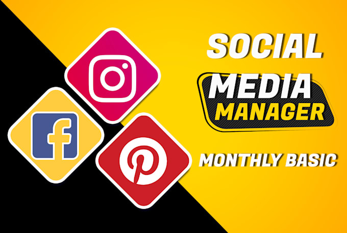 be your social media manager weekly or monthly basis
