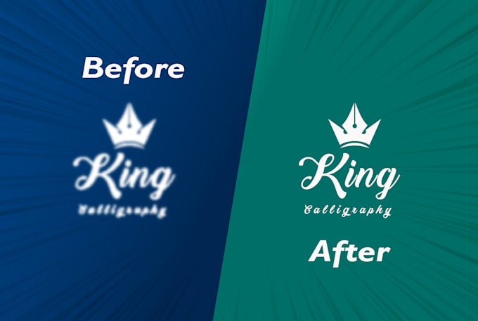 recreate, remake and modify your logo within 2 hours
