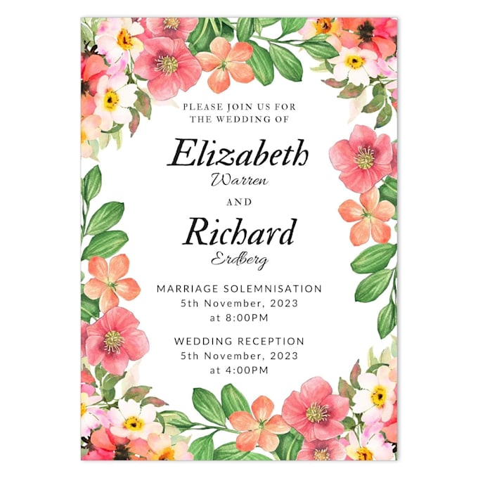 design your invitations to special events