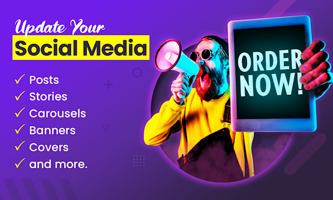 design pack of posts, stories and carousels for social media