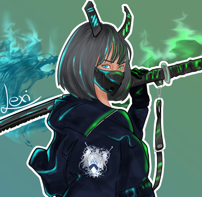 illustrate dnd character or role play character commissions