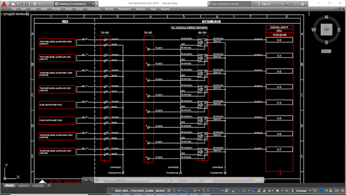design and draw electrical drawing in autocad