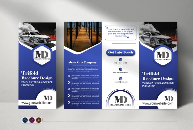 Hire a freelancer to build a flyer, trifold bifold brochure, leaflet, postcard design for you