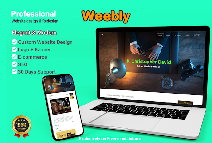 do weebly website design and redesign with SEO