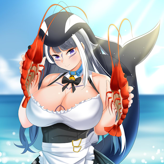 draw original anime character, fanart, nsfw, dakimakura