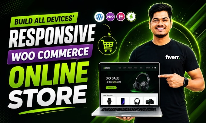 build professional ecommerce online store website using woocommerce