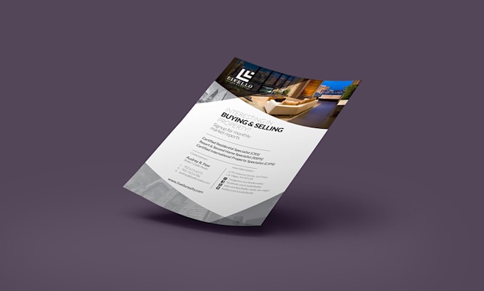 design business flyer or brochure