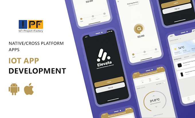 create mobile apps for your iot project