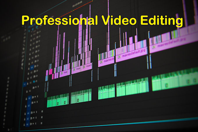 do video editing professionally