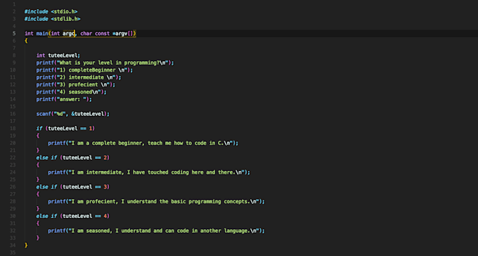 Teach you how to code in c by Metrographics | Fiverr