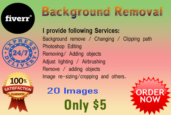 remove BACKGROUND 20 photos