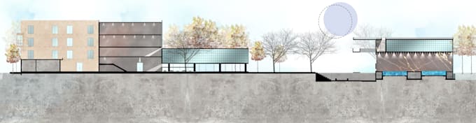 render your architecture plan sections and elevations