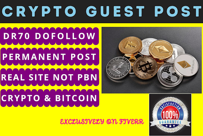do crypto guest post on dr 70 website with dofollow link