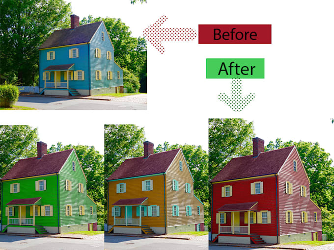Change colors of house and building walls by Screw_driver32 Fiverr